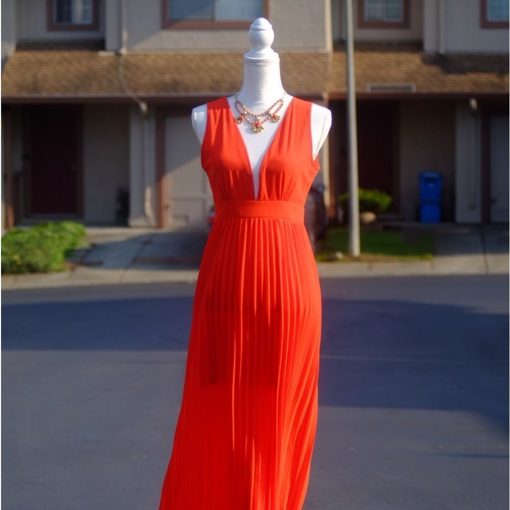 Tangerine Agaci Dress